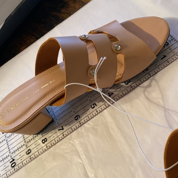 NEW ZARA BASIC SANDALS SIZE 36 - Picture 4 of 5